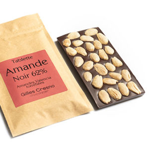 tablette amande chocolat en ligne artisanale