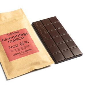 Tablette de chocolat maison 65%