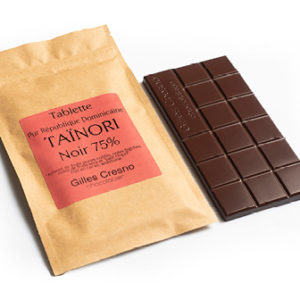 Tablette de chocolat Taïnori 75%