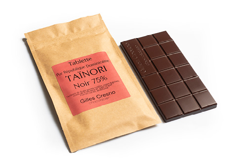 Tablette de chocolat Taïnori 75%