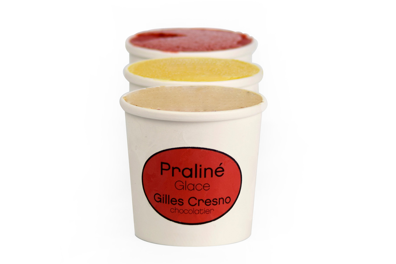 Glaces sorbets gilles cresno été vente glacier fruits praliné