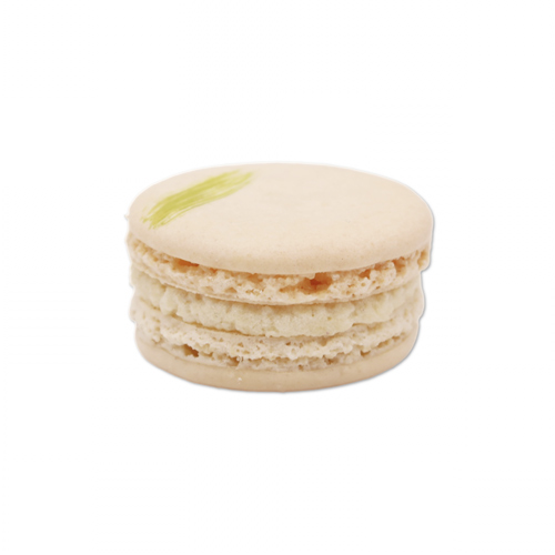 Un macaron gourmand aux amandes.