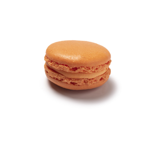 Un macaron au parfum sucré de la mandarine.