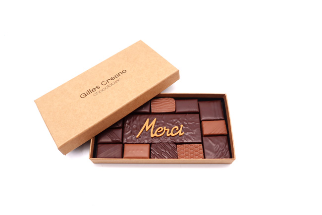 Panier Cadeau Chocolat de Noel, 20 Cookie Chocolates Maroc