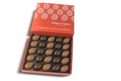 Coffret 25 oeufs pralinés