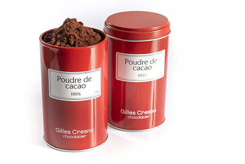 Boîte cacao poudre 100%