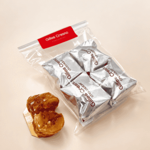 sachet 4 marrons glacés noel