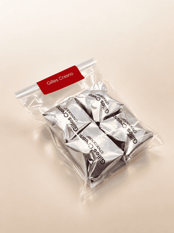 sachet 4 marrons glacés cresno